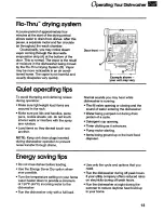 Preview for 13 page of KitchenAid KUDX23HB Use And Care Manual