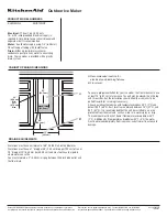 Preview for 1 page of KitchenAid KUI015NNL Dimension Manual