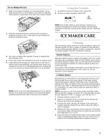 Preview for 9 page of KitchenAid KUIA15NLHS4 Use & Care Manual