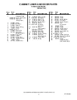 Preview for 2 page of KitchenAid KUIC15N - 15 in. ARCHITECT Series II Ice Maker Parts List