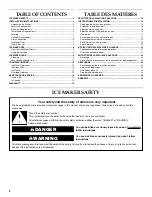 Preview for 2 page of KitchenAid KUIC15N Use & Care Manual