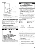 Preview for 19 page of KitchenAid KUIC15NLTS0 Use & Care Manual