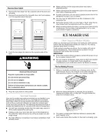 Preview for 8 page of KitchenAid KUIC15NLXS0 Use & Care Manual