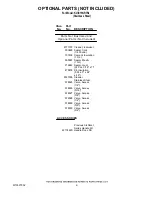 Preview for 9 page of KitchenAid KUIC15NRTS Parts List