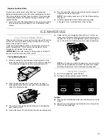 Preview for 11 page of KitchenAid KUIC15PHZS Use And Care Manual