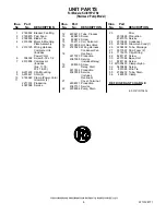 Preview for 8 page of KitchenAid KUIC15PLTS0 Parts List