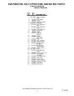 Preview for 4 page of KitchenAid KUIC15PRTS1 Parts List