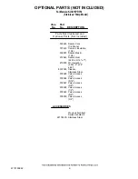 Preview for 9 page of KitchenAid KUIC15PRTS1 Parts List