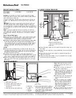 KitchenAid KUIC18NNX Product Dimensions preview