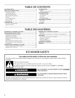 Preview for 2 page of KitchenAid KUIC18NNXS1 Use & Care Manual