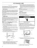 Preview for 8 page of KitchenAid KUIC18NNXS1 Use & Care Manual