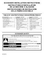 KitchenAid KUID308HPS Installation Instructions Manual preview