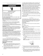 Preview for 6 page of KitchenAid KUIO18NNVS2 Use & Care Manual