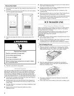 Preview for 8 page of KitchenAid KUIP15PRXX1 Use & Care Manual