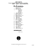 Preview for 8 page of KitchenAid KUIS155HBL2 Parts List