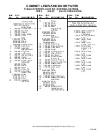 Preview for 2 page of KitchenAid KUIS155HBL4 Parts List