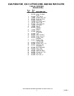 Preview for 4 page of KitchenAid KUIS155HLS2 Parts List