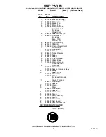 Preview for 8 page of KitchenAid KUIS15NRHB7 Parts List