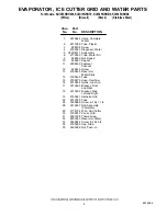 Preview for 4 page of KitchenAid KUIS15NRHB9 Parts List