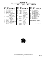 Preview for 8 page of KitchenAid KUIS15NRHB9 Parts List