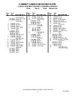 Preview for 2 page of KitchenAid KUIS15NRTB3 Parts List