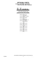 Preview for 9 page of KitchenAid KUIS15PRHB7 Parts List