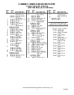 Preview for 2 page of KitchenAid KUIS185JPB3 Parts List