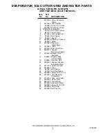 Preview for 4 page of KitchenAid KUIS185JPB3 Parts List