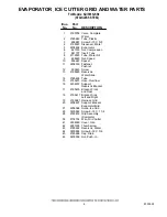 Preview for 4 page of KitchenAid KUIS185JSS0 Parts List