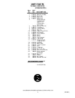 Preview for 8 page of KitchenAid KUIS185JSS2 Parts List