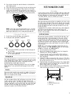 Preview for 7 page of KitchenAid KUIS18NNSB0 Use & Care Manual