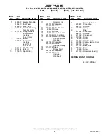 Preview for 8 page of KitchenAid KUIS18NNTB0 Parts List