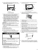 Preview for 21 page of KitchenAid KUIS18NNXW Use And Care Manual