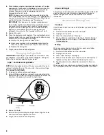 Preview for 8 page of KitchenAid KUIS18NNZB Use And Care Manual