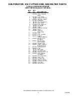 Preview for 4 page of KitchenAid KUIS18PNJB4 Parts List