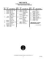 Preview for 8 page of KitchenAid KUIS18PNJB6 Parts List