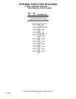 Preview for 9 page of KitchenAid KUIS18PNJB7 Parts List