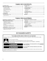 Preview for 2 page of KitchenAid KUIS18PNXB0 Use & Care Manual