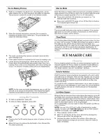 Preview for 7 page of KitchenAid KUIS18PNXB0 Use & Care Manual