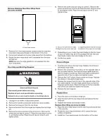 Предварительный просмотр 10 страницы KitchenAid KUIX305EBL Use & Care Manual