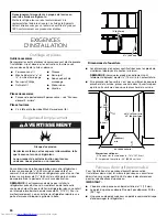 Предварительный просмотр 30 страницы KitchenAid KURL104EPA Use & Care Manual