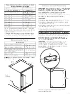 Предварительный просмотр 17 страницы KitchenAid KURL114KPA Use And Care Manual And Installation Instructions