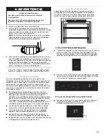 Предварительный просмотр 21 страницы KitchenAid KURR104EPA Use & Care Manual