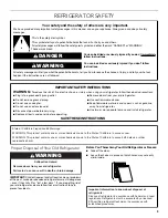 Preview for 3 page of KitchenAid KURR204ESB Use & Care Manual