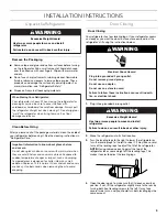 Preview for 5 page of KitchenAid KURR204ESB Use & Care Manual