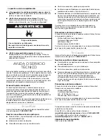 Preview for 21 page of KitchenAid KURR204ESB Use & Care Manual