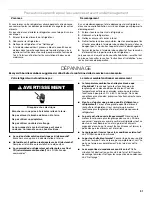 Preview for 31 page of KitchenAid KURR204ESB Use & Care Manual