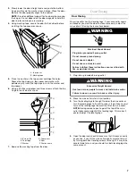 Предварительный просмотр 7 страницы KitchenAid KUWO24LSBX - Left Swing / Accepts Custom Panels ARCHITECT II Use And Care Manual