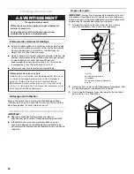 Предварительный просмотр 30 страницы KitchenAid KUWO24LSBX - Left Swing / Accepts Custom Panels ARCHITECT II Use And Care Manual