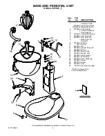 Предварительный просмотр 6 страницы KitchenAid KV25G0XBU5 Parts List